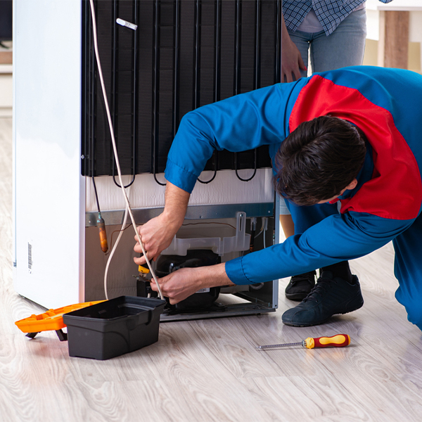 how much do you charge for refrigerator repair services in Oreana Illinois